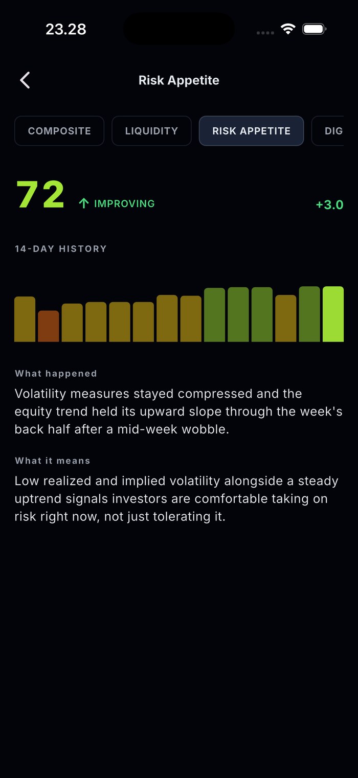 Detail screen with AI-generated explanation for a segment