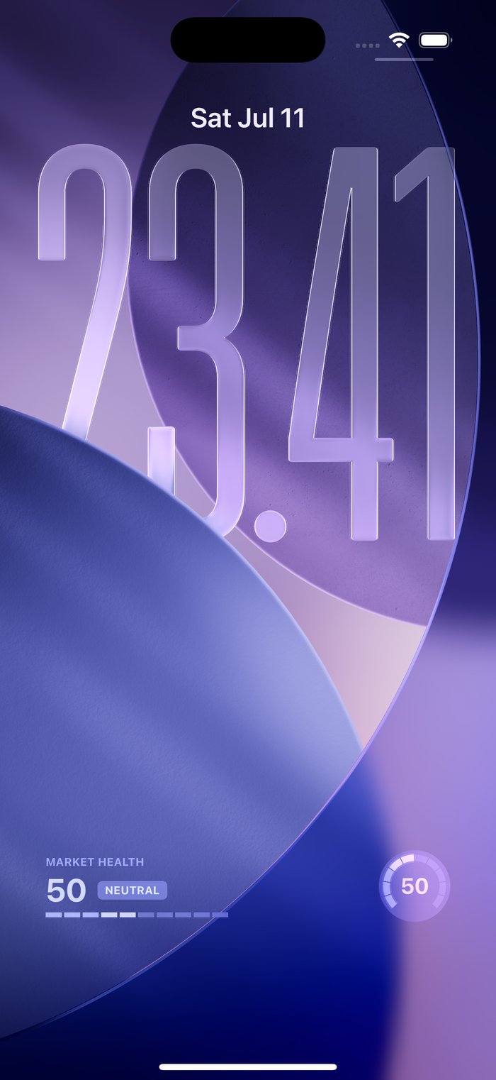 iOS-lukitusnäytön widget